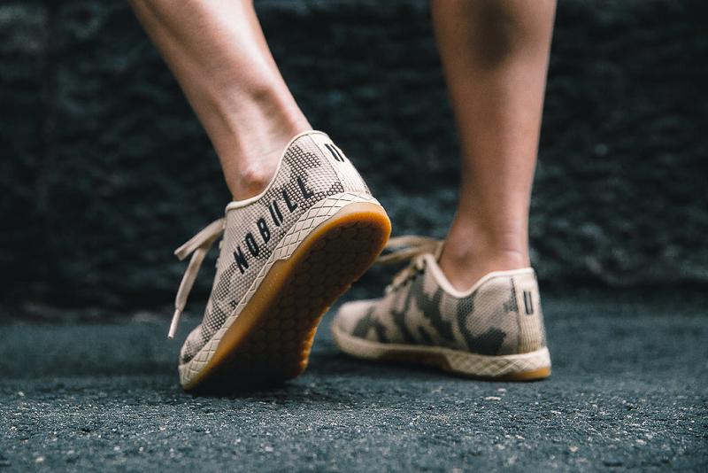 Brown Nobull Sand Camo Women's Trainers | CA H1880A